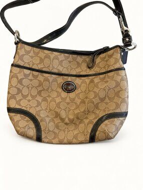 Coach Peyton Signature C File Crossbody Bag F18926 – Khaki/Brown